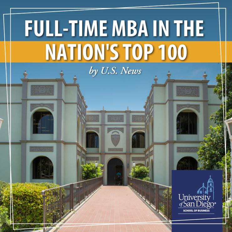 Business in the News U.S. News Ranks University of San Diego MBA