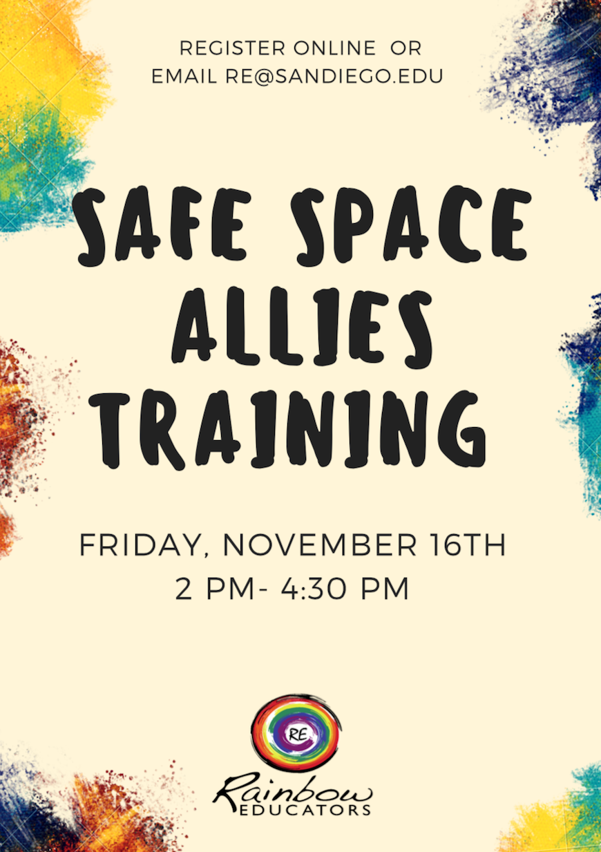 Safe Space Allies Training - University of San Diego