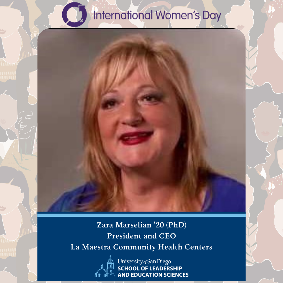 International Women's Day: Alumna Spotlight with Zara Marselian '20 (PhD),  Leadership Studies - University of San Diego